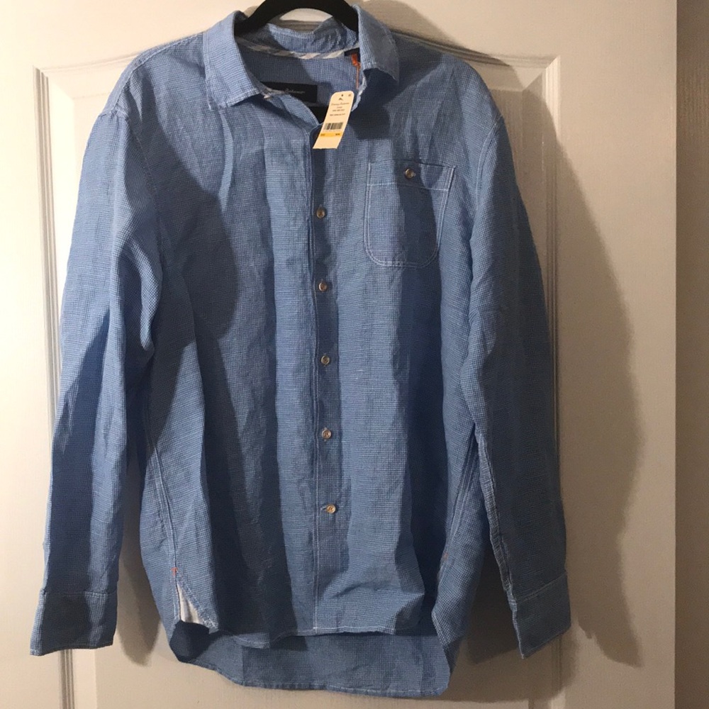 Tommy Bahama “Sand Linen” Long Sleeve Button Up